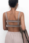 Slinky Caged Back Bra Top