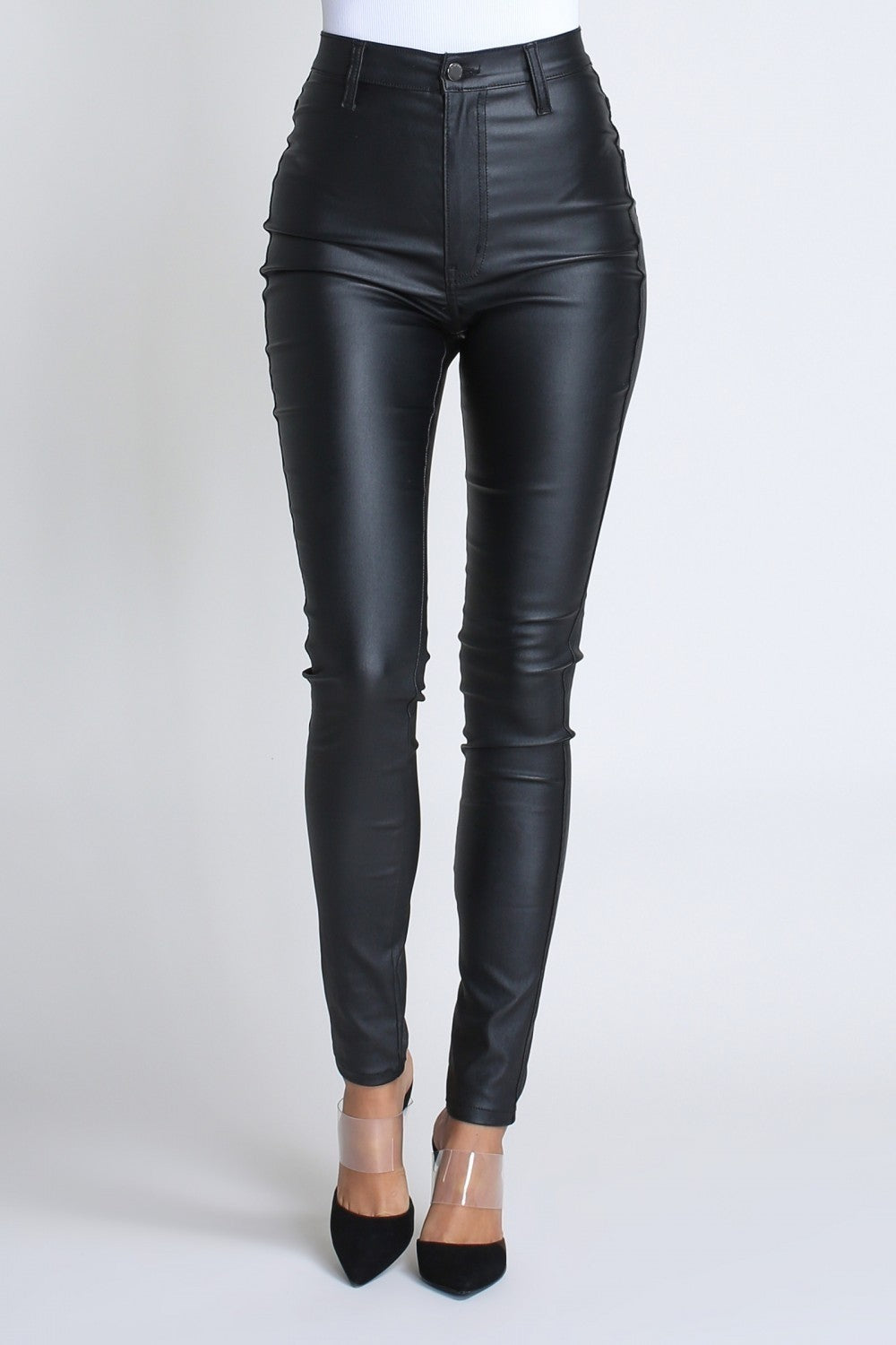 Black High Waisted Skinny Jeans