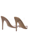 Clear Two Band Strap High Heel