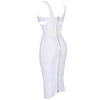 White Cut Out Bandage Dress