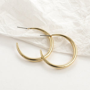 Gold Geometric Statement Earrings