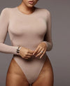 Round Neck Long Sleeve Bodysuit