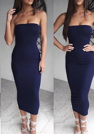 Sleeveless Long BodyCon Dress