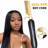 Flat Iron Hot Heating Comb Hair Styler