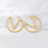 Gold Geometric Statement Earrings