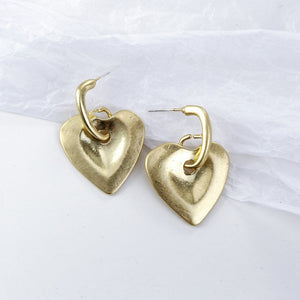 Gold Geometric Statement Earrings