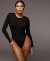 Round Neck Long Sleeve Bodysuit