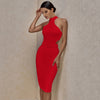 Halter Cut Out Bandage Dress