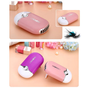 Mini Portable USB Eyelash Fan