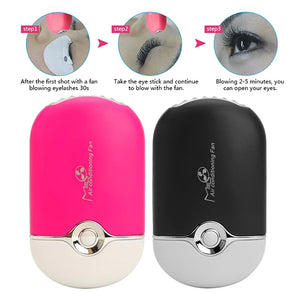 Mini Portable USB Eyelash Fan